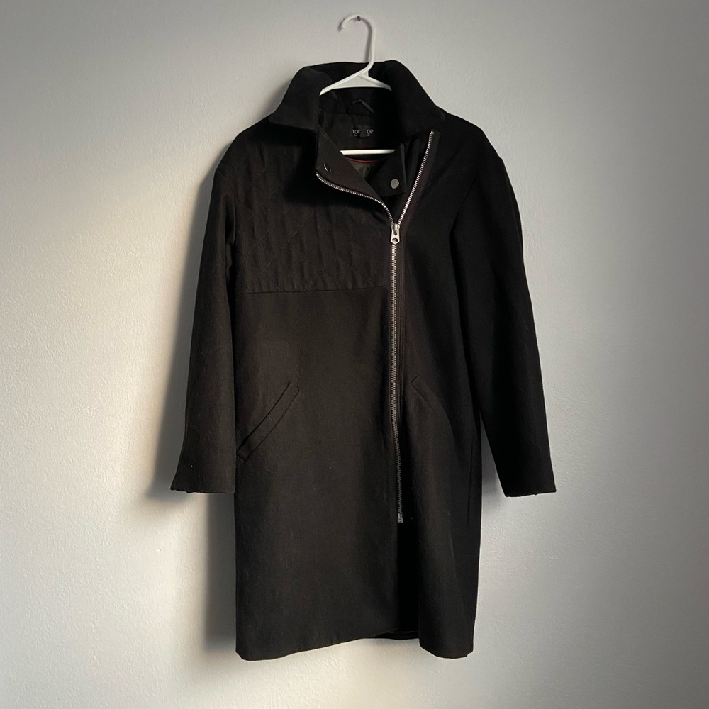 Black Coat size 4 - Topshop women’s